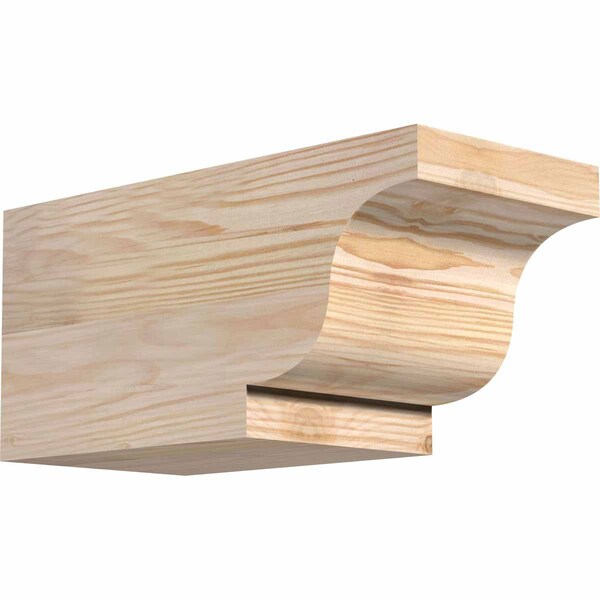Ekena Millwork Newport Smooth Rafter Tail, Douglas Fir, 5 1/2"W x 6"H x 12"L RFT06X06X12NEW00SDF - main